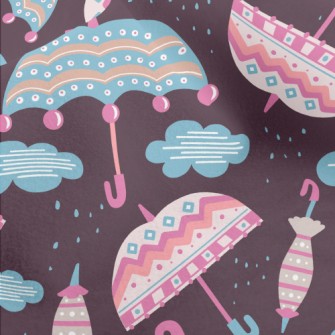 Retro Totem Umbrella Micro Fleece
