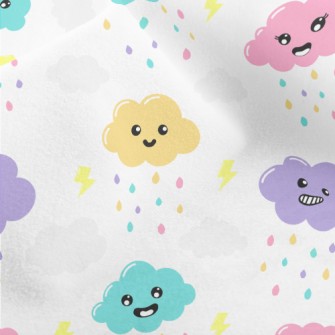 Weird Expression Clouds Micro Fleece