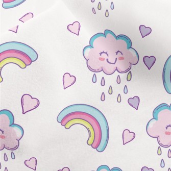 Love Cloud Rainbow Micro Fleece