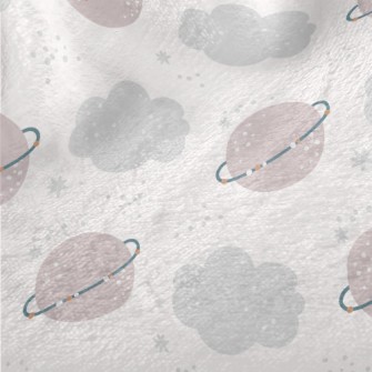 Saturn&#39;s Gray Clouds Minky