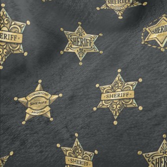 Sheriff Badge Minky