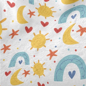 Children&#39;s Love Rainbow Minky