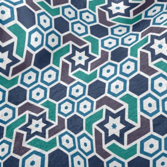 Hexagonal Star Minky