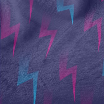 Dark Fluorescent Lightning Minky