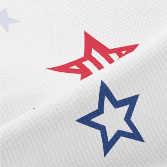 American Striped Stars Piqué