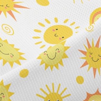 Sun With Changeable Expression Piqué