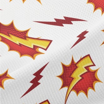 Cartoon Style Lightning Piqué