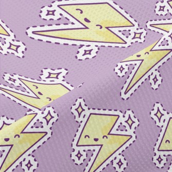 Smiley Lightning Piqué
