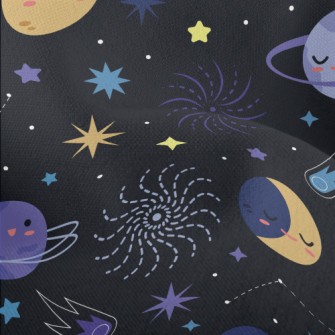 Vast Universe Night Sky Lightweight Performance Linen
