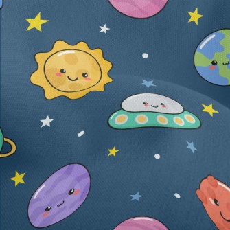 Emoticon Rocket Flying Saucer Lightweight Performance Linen
