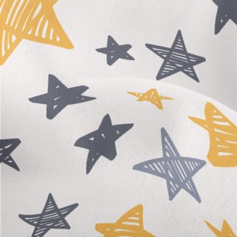 Graffiti Bicolor Stars Lightweight Performance Linen
