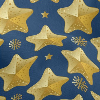 Christmas Star Decoration Lightweight Performance Linen