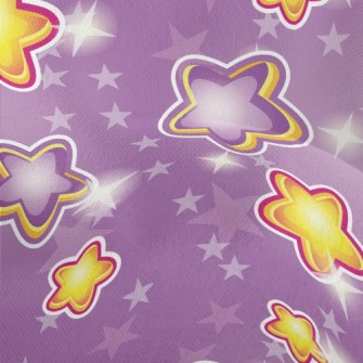 Shiny Colorful Stars Lightweight Performance Linen