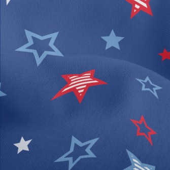 American Flag Stars Lightweight Performance Linen