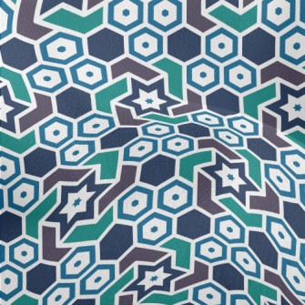 Hexagonal Star Lightweight Performance Linen