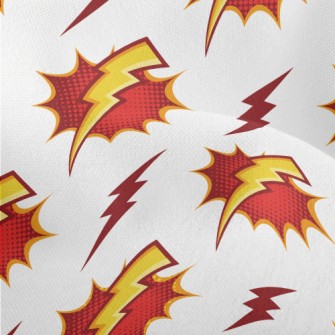Cartoon Style Lightning Lightweight Performance Linen