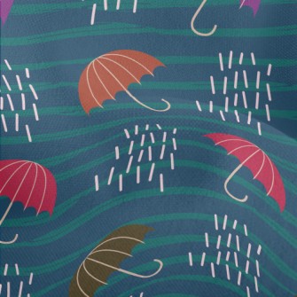 Striped Umbrella Lightweight Performance Linen