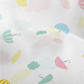 Colorful Umbrellas Lightweight Performance Linen