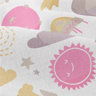 Smiling Planet And Space Shutt Modern Jersey