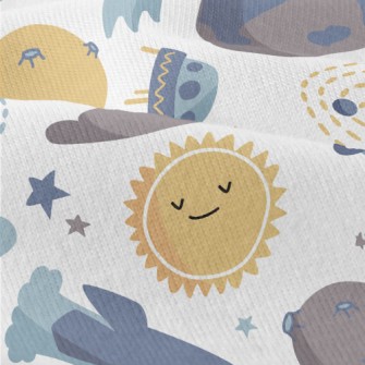 UFO And Sun Planet Modern Jersey