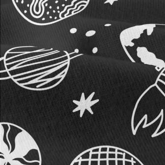 Hand Drawn Spaceship Modern Jersey