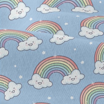 Stars Smiley Rainbow Modern Jersey