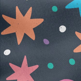 Fluorescent Universe Jersey Backed Fleece