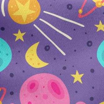 Planet Meteor Jersey Backed Fleece
