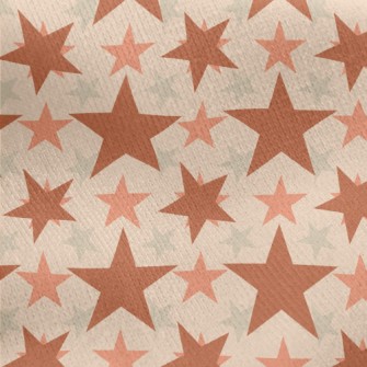 Three Color Arrangement Stars Jersey Backed Fleece