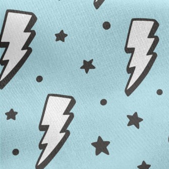 Lightning Star Jersey Backed Fleece