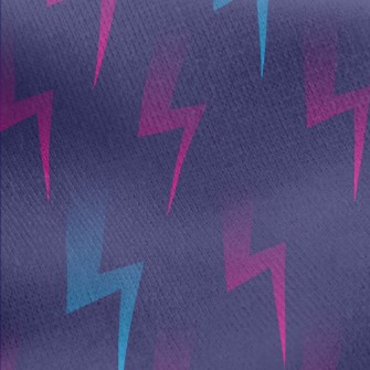 Dark Fluorescent Lightning Jersey Backed Fleece