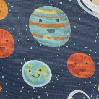 Solar System Planets Pongee
