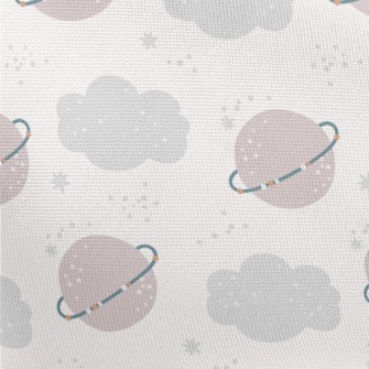 Saturn&#39;s Gray Clouds Pongee