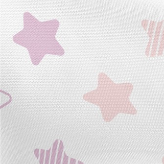 Dotted Striped Star Pongee