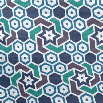 Hexagonal Star Pongee