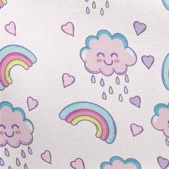 Love Cloud Rainbow Pongee