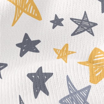 Graffiti Bicolor Stars Stretch Jersey