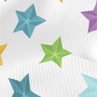 3D Colorful Stars Stretch Jersey