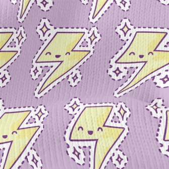 Smiley Lightning Stretch Jersey
