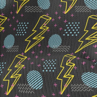 Three-dimensional Lightning Stretch Jersey