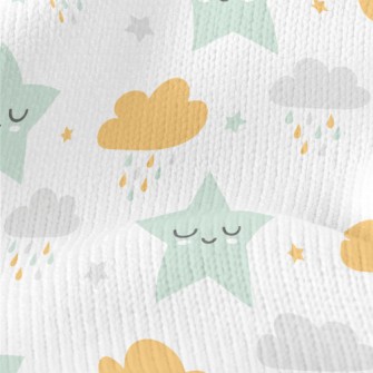 Stars And Clouds Stretch Jersey