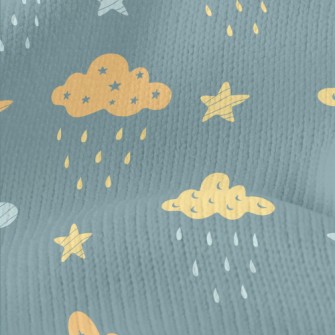 Stars Moon Dark Clouds Stretch Jersey