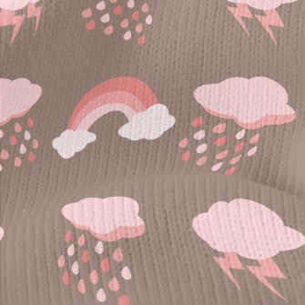 Dark Clouds Lightning Rainbow Stretch Jersey