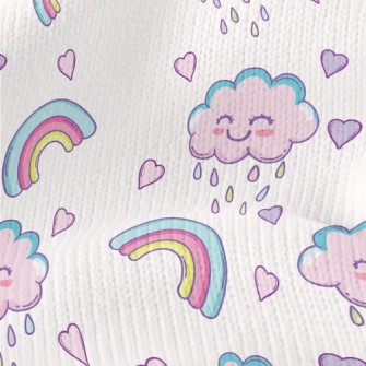 Love Cloud Rainbow Stretch Jersey