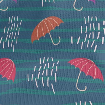 Striped Umbrella Stretch Jersey