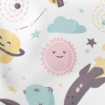 Smile Expression Universe Ever Lightweight Cotton Poplin