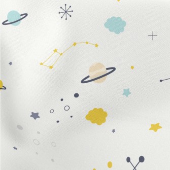 Small Mini Planet Lightweight Cotton Poplin