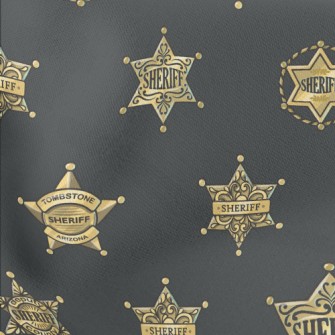 Sheriff Badge Lightweight Cotton Poplin