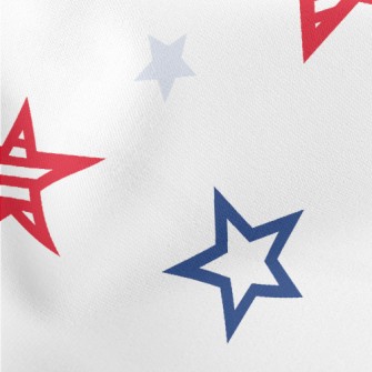 American Striped Stars Lightweight Cotton Poplin