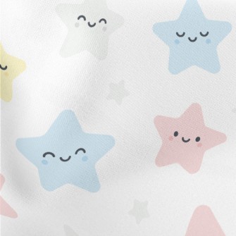 Smiling Mimi Stars Lightweight Cotton Poplin